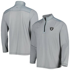 Las Vegas Raiders On Deck IslandZone Half-Zip Jacket - Gray Jackets