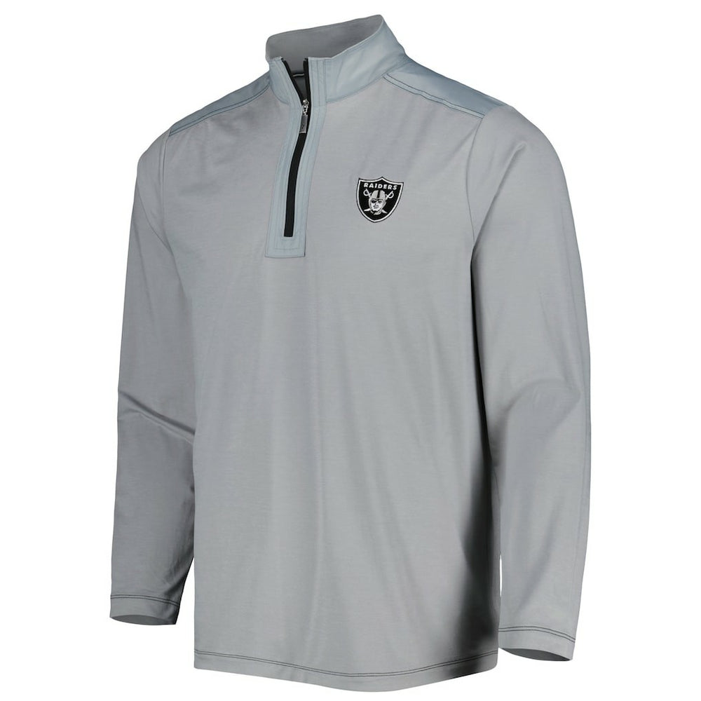 Las Vegas Raiders On Deck IslandZone Half-Zip Jacket - Gray Jackets