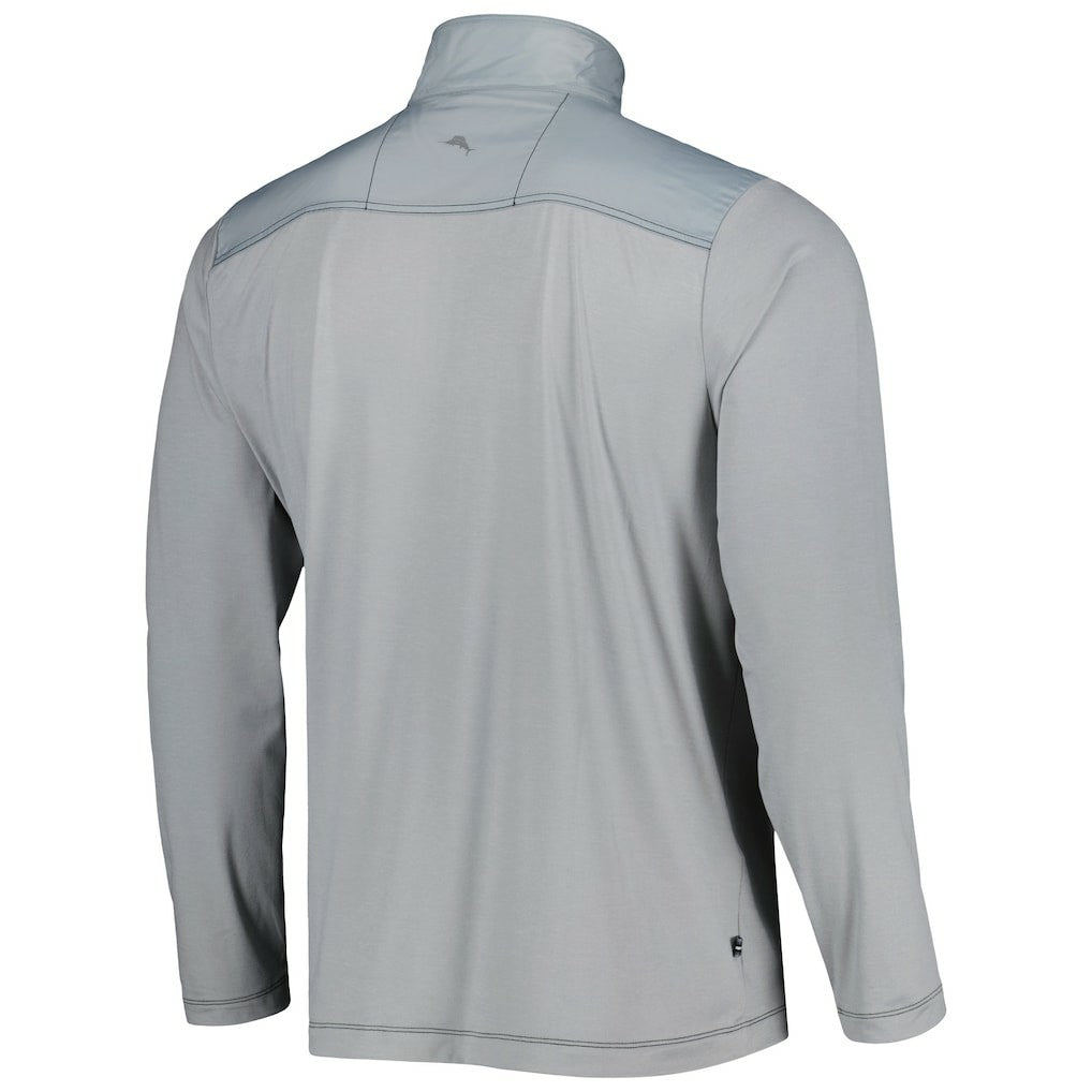 Las Vegas Raiders On Deck IslandZone Half-Zip Jacket - Gray Jackets