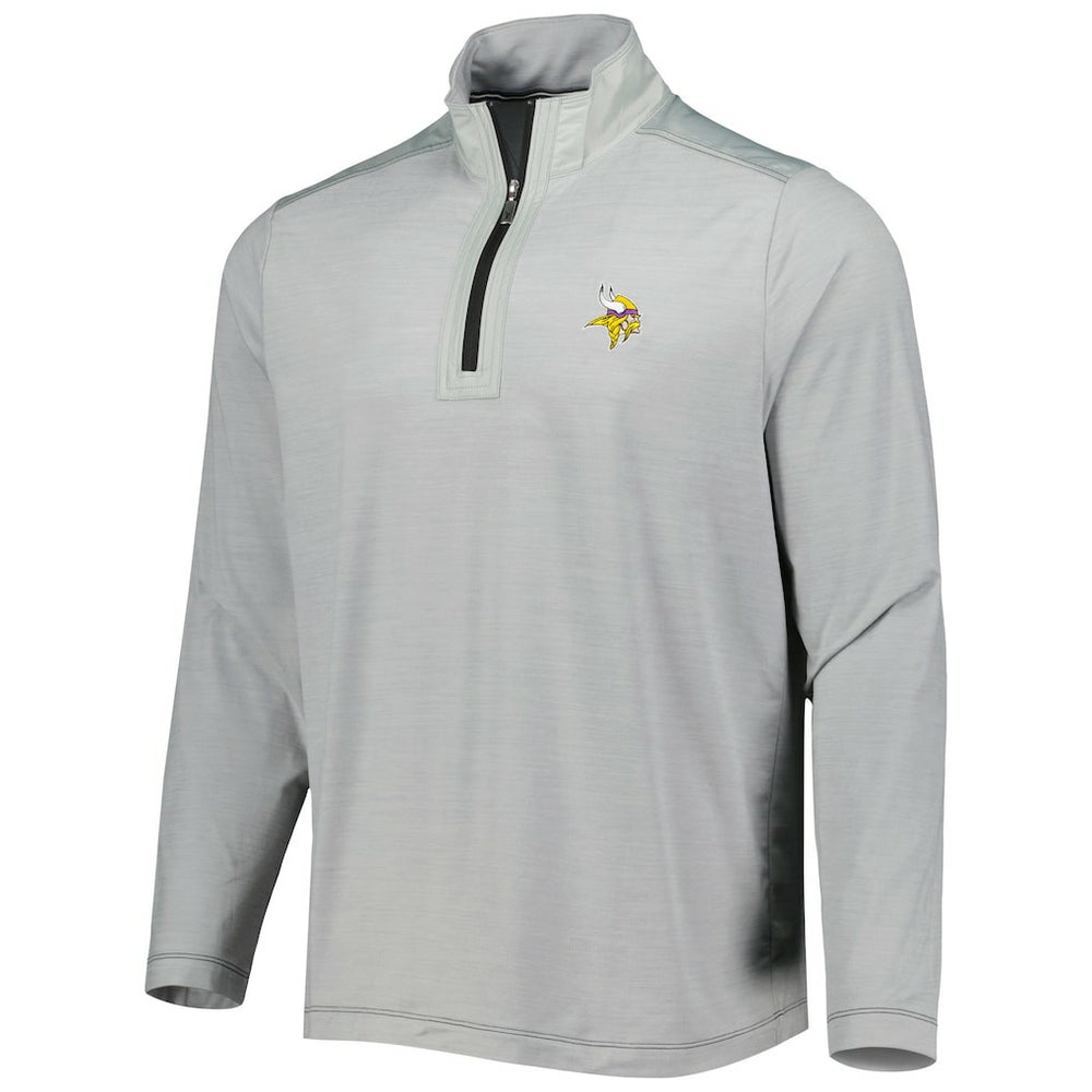 Minnesota Vikings On Deck IslandZone Half-Zip Jacket - Gray Jackets