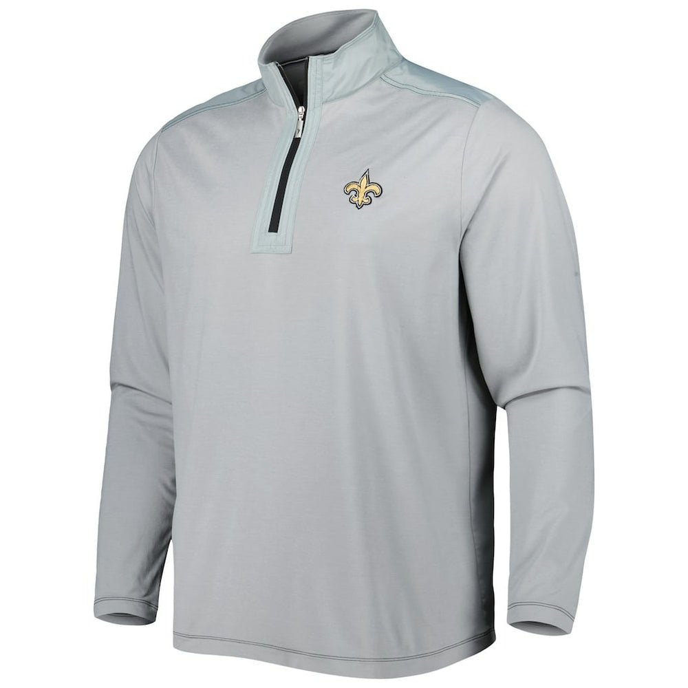 New Orleans Saints On Deck IslandZone Half-Zip Jacket - Gray Jackets