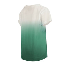 Green Bay Packers New Era Youth Multi Logo Ombre V-Neck T-Shirt - Green T-shirts