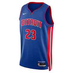Jaden Ivey Detroit Pistons Unisex 2022 NBA Draft First Round Pick Swingman Jersey Icon Editi- Blue - Nike