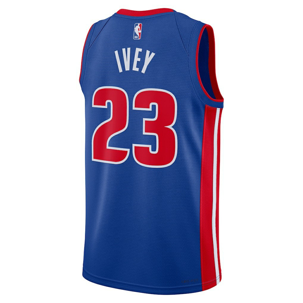 Jaden Ivey Detroit Pistons Unisex 2022 NBA Draft First Round Pick Swingman Jersey Icon Editi- Blue - Nike