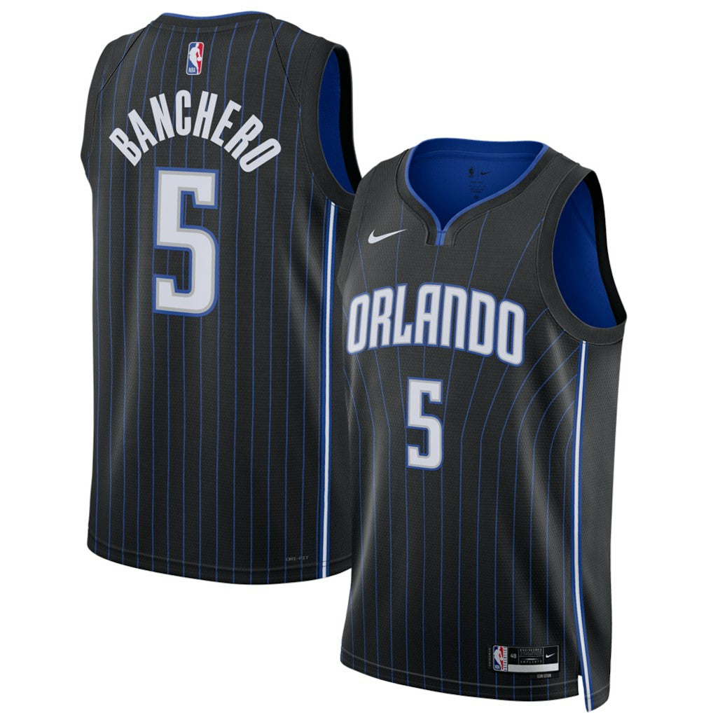 Paolo Banchero Orlando Magic Unisex 2022 NBA Draft First Round Pick Swingman Jersey Icon Edition Black - Nike
