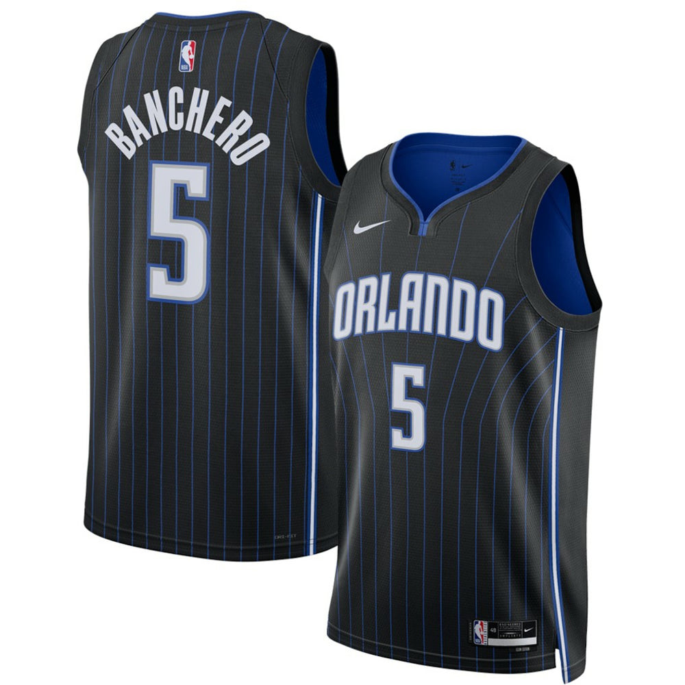 Paolo Banchero Orlando Magic Unisex 2022 NBA Draft First Round Pick Swingman Jersey Icon Edition Black - Nike