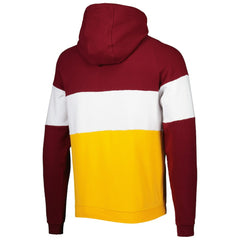 Washington Commanders New Era Colorblock Current Pullover Hoodie - Gold Hoodies