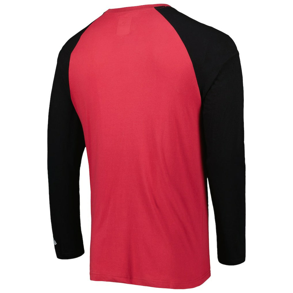 Arizona Cardinals New Era Current Raglan Long Sleeve T-Shirt - Cardinal T-shirts