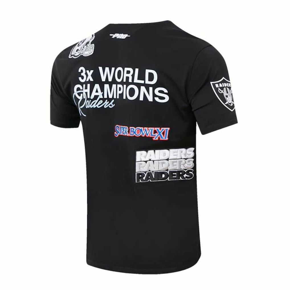 Las Vegas Raiders Pro Standard Championship T-Shirt - Black T-shirts