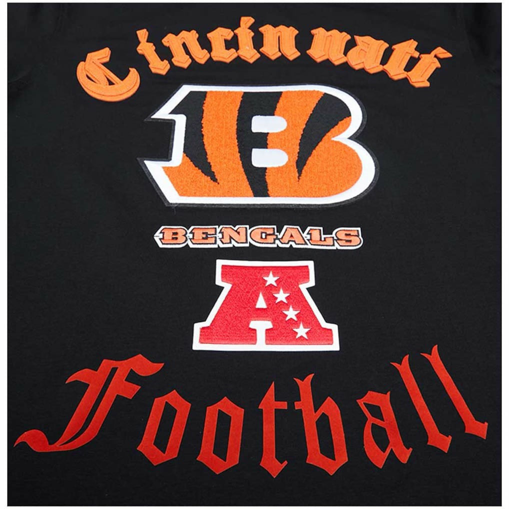 Cincinnati Bengals Pro Standard Old English T-Shirt - Black T-shirts