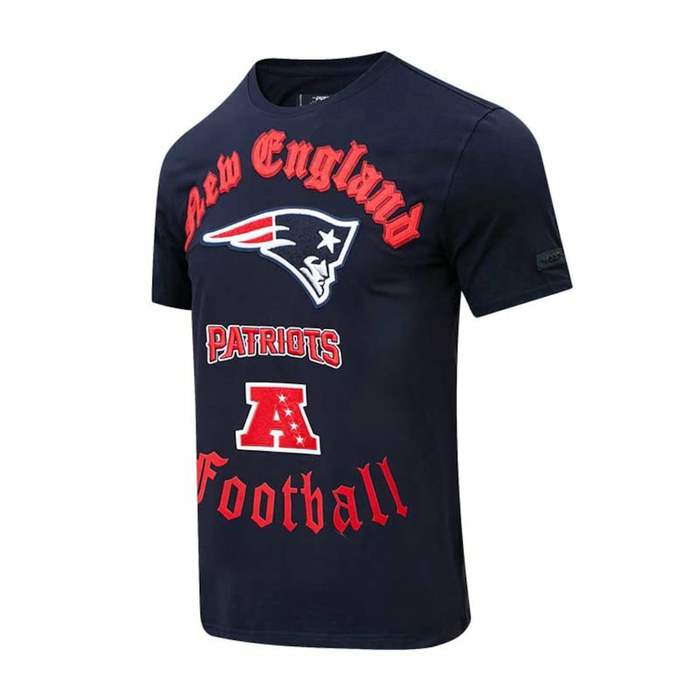 New England Patriots Pro Standard Old English T-Shirt - Navy T-shirts