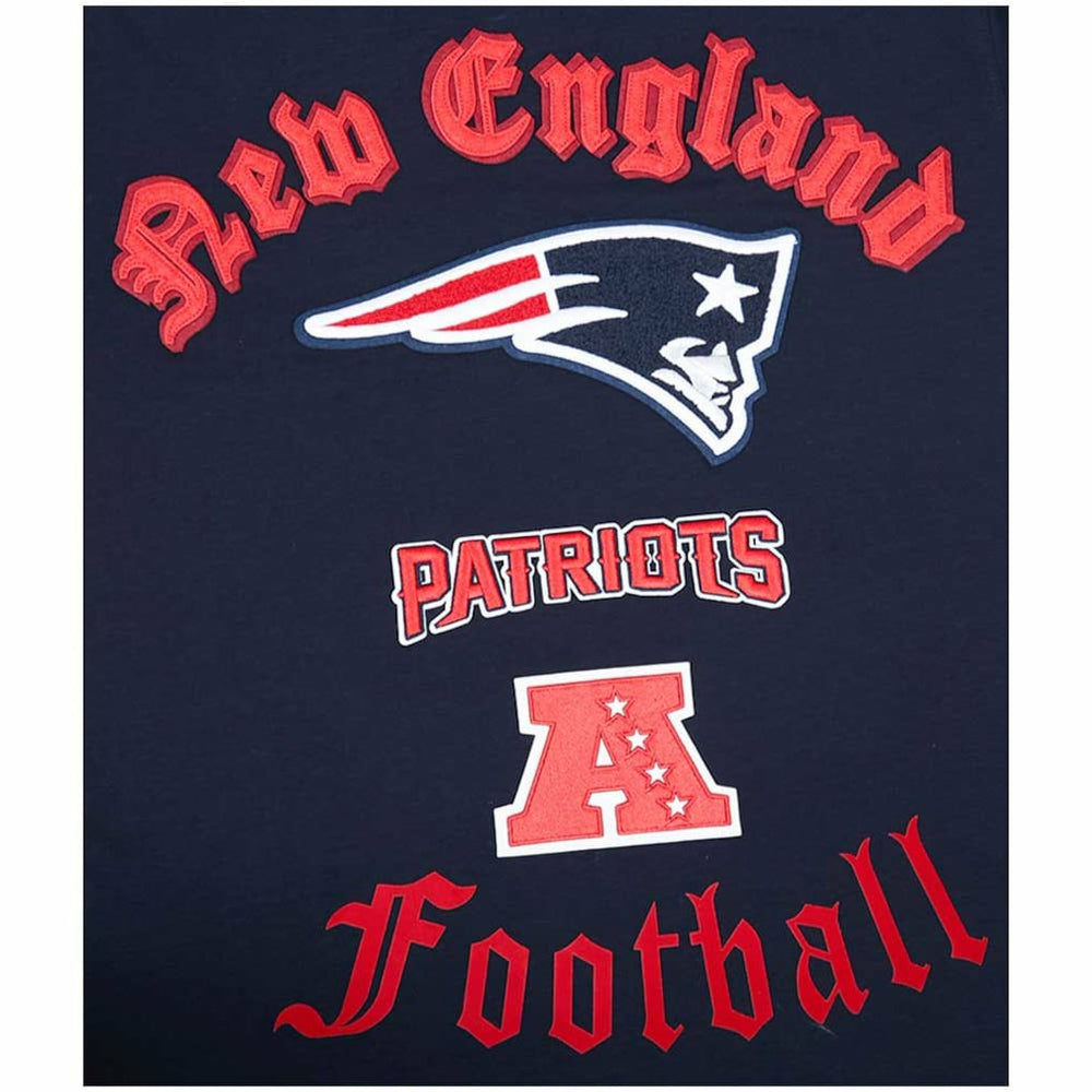 New England Patriots Pro Standard Old English T-Shirt - Navy T-shirts
