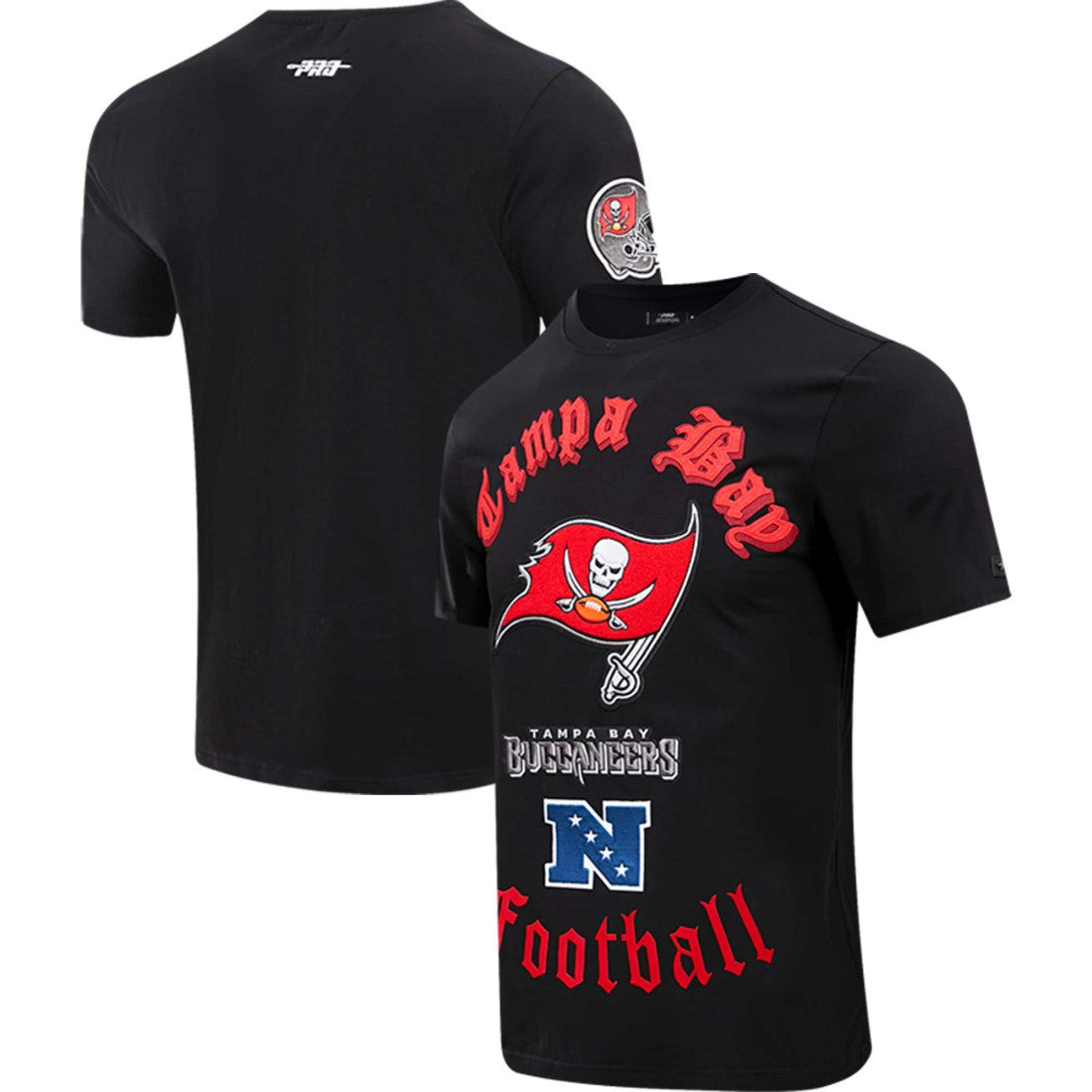 Tampa Bay Buccaneers Pro Standard Old English T-Shirt - Black T-shirts