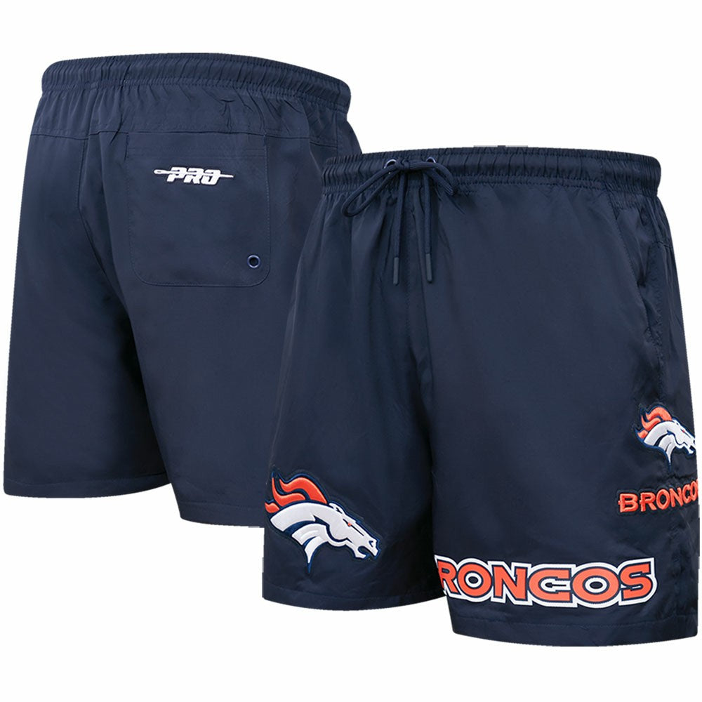 Denver Broncos Pro Standard Woven Shorts - Navy Shorts