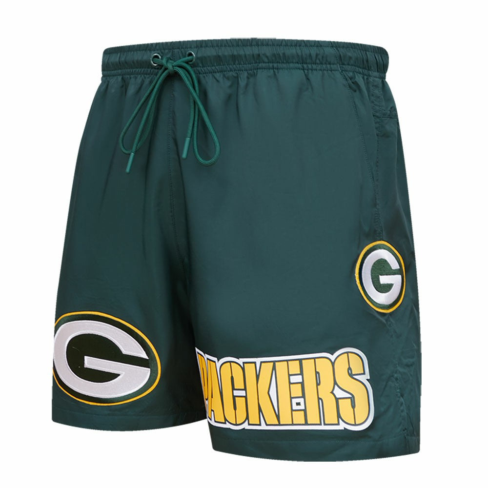 Green Bay Packers Pro Standard Woven Shorts - Green Shorts
