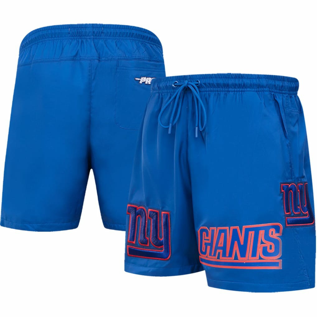 New York Giants Pro Standard Woven Shorts - Royal Shorts