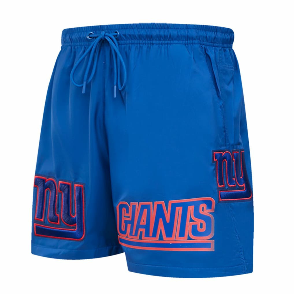 New York Giants Pro Standard Woven Shorts - Royal Shorts