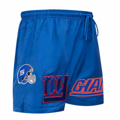 New York Giants Pro Standard Woven Shorts - Royal Shorts