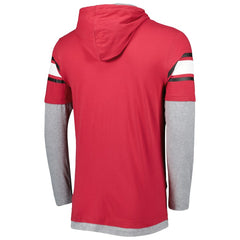 Arizona Cardinals New Era Long Sleeve Hoodie T-Shirt - Cardinal Hoodies