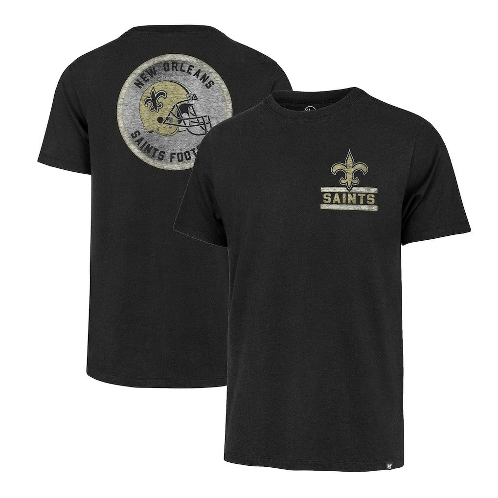 New Orleans Saints '47 Open Field Franklin T-Shirt - Black T-shirts