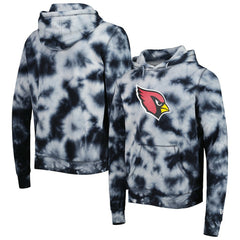 Arizona Cardinals New Era Team Tie-Dye Pullover Hoodie - Black Hoodies