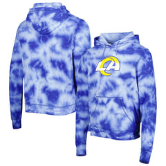 Los Angeles Rams New Era Team Tie-Dye Pullover Hoodie - Royal Hoodies