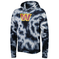Washington Commanders New Era Team Tie-Dye Pullover Hoodie - Black Hoodies