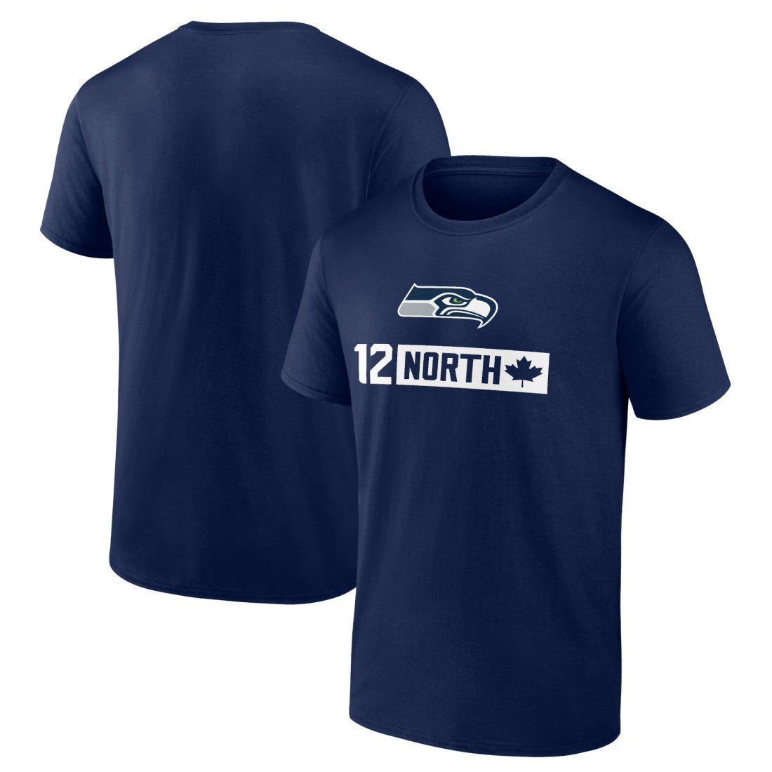 Seattle Seahawks 12 North T-Shirt - College Navy T-shirts