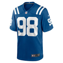 Tony Siragusa Indianapolis Colts Game Retired Player Jersey - Royal Jerseys