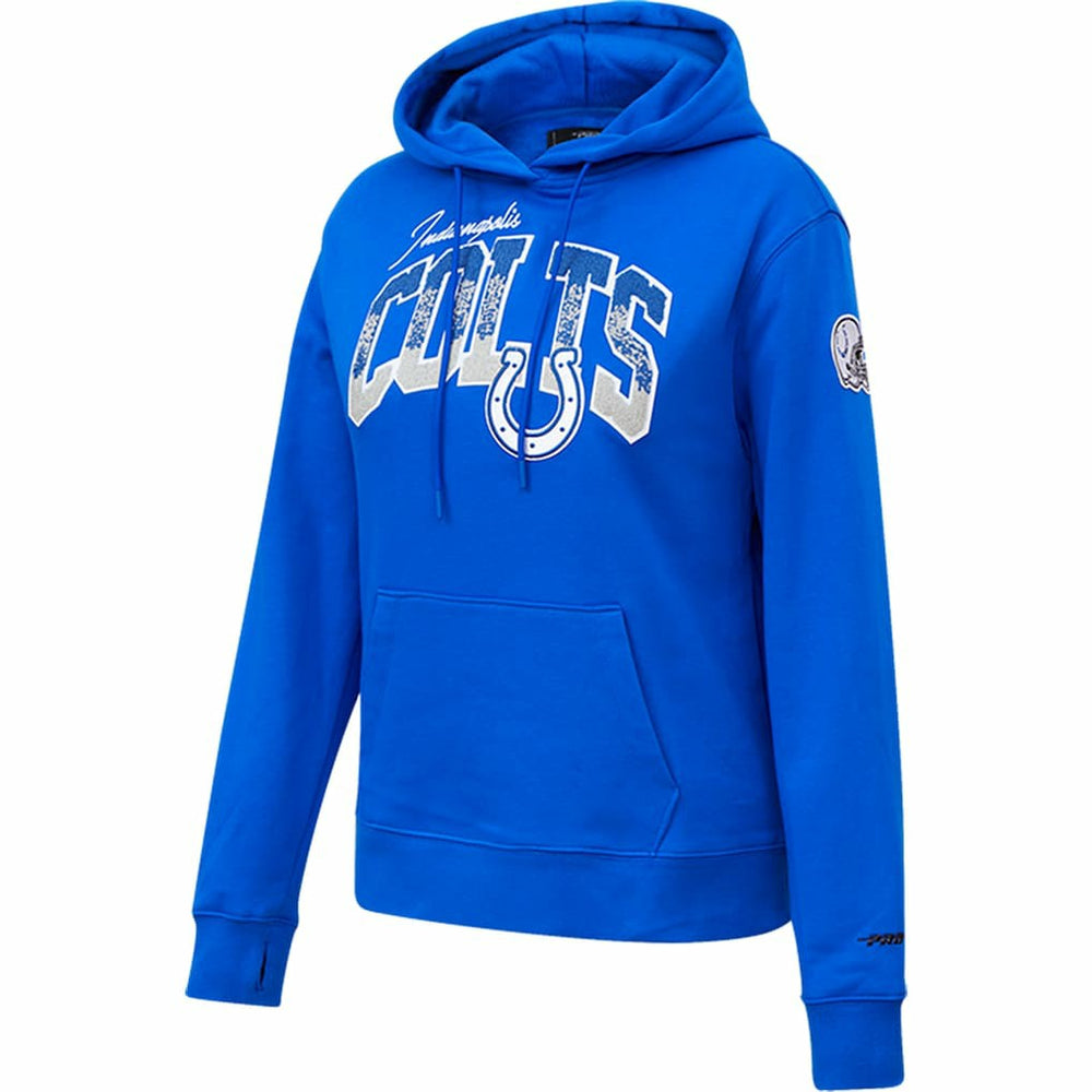 Indianapolis Colts Pro Standard Women's Local Patch Pullover Hoodie - Royal Hoodies