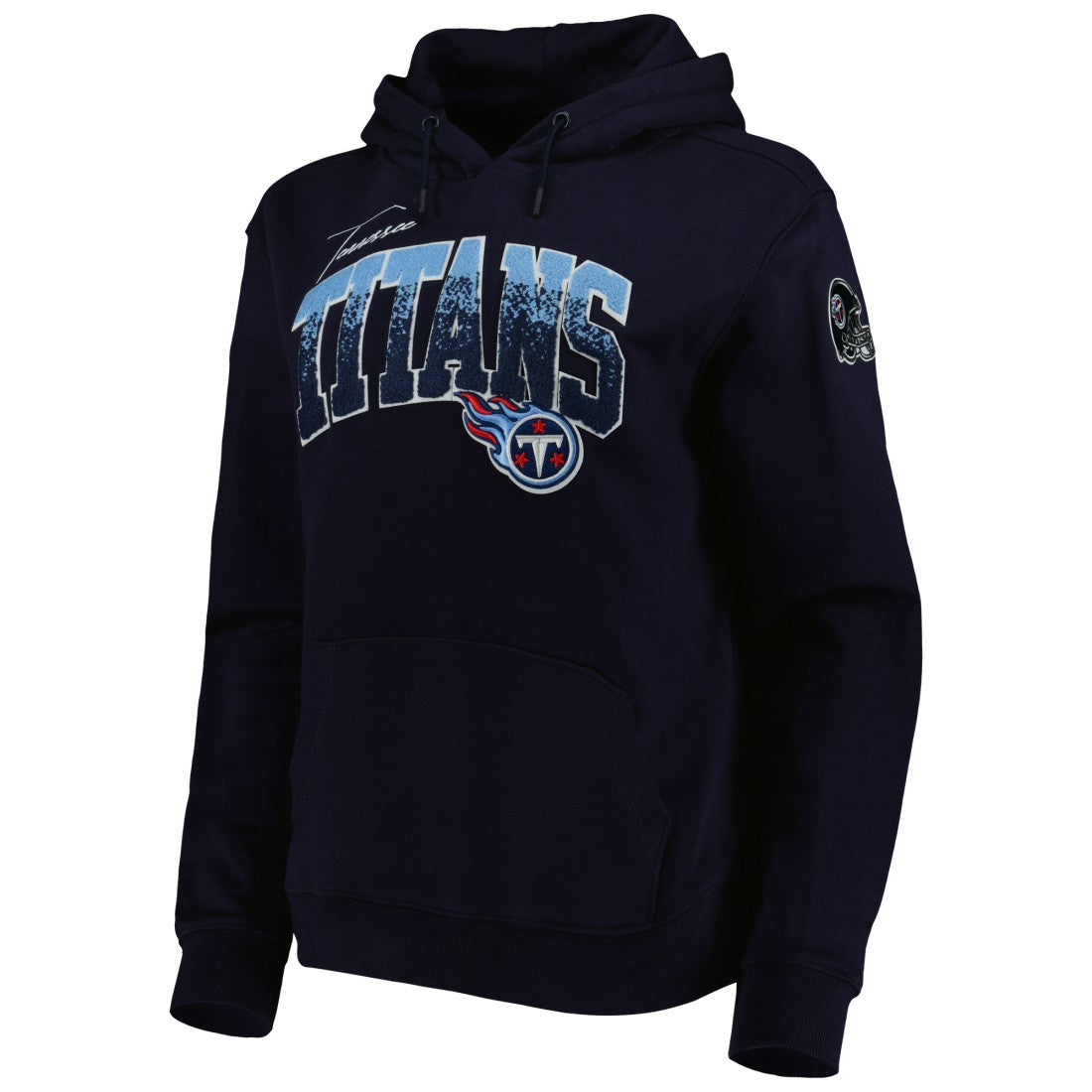 Tennessee Titans Pro Standard Women's Local Patch Pullover Hoodie - Navy Hoodies