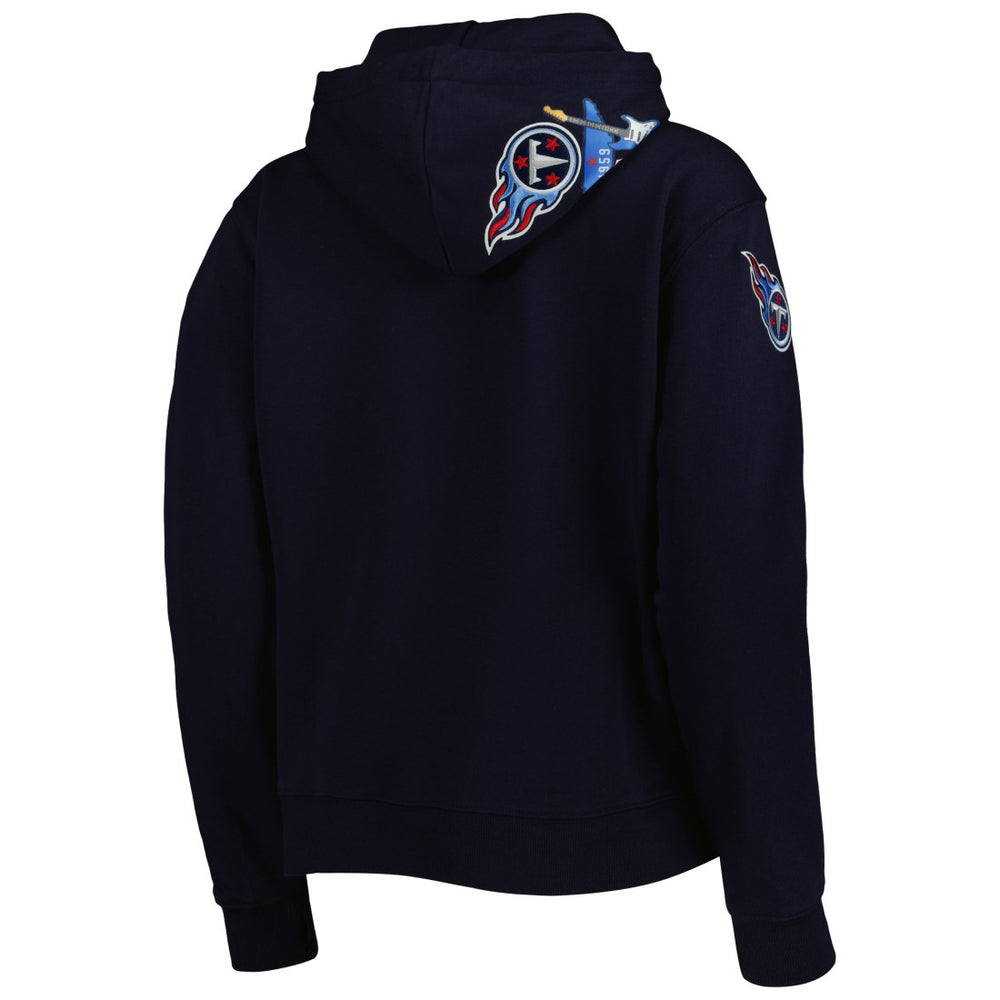 Tennessee Titans Pro Standard Women's Local Patch Pullover Hoodie - Navy Hoodies