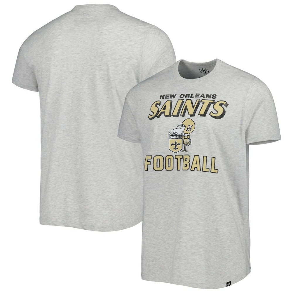 New Orleans Saints '47 Dozer Franklin Lightweight T-Shirt - Gray T-shirts