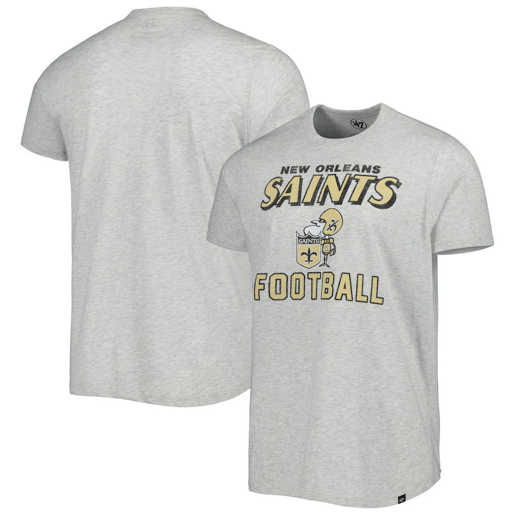 New Orleans Saints '47 Dozer Franklin Lightweight T-Shirt - Gray T-shirts