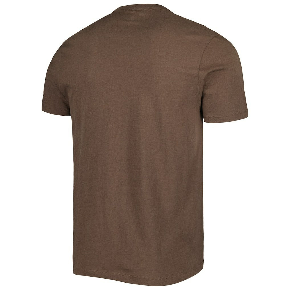 Cleveland Browns '47 Wordmark Rider Franklin T-Shirt - Brown T-shirts
