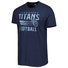 Tennessee Titans '47 Wordmark Rider Franklin T-Shirt - Navy T-shirts