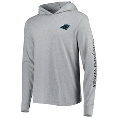 Carolina Panthers Vineyard Vines Local Long Sleeve Hoodie T-Shirt - Heathered Gray Hoodies