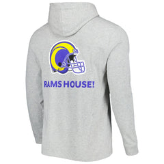 Los Angeles Rams Vineyard Vines Local Long Sleeve Hoodie T-Shirt - Heathered Gray Hoodies