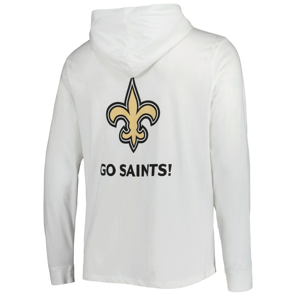 New Orleans Saints Vineyard Vines Local Long Sleeve Hoodie T-Shirt - White Hoodies