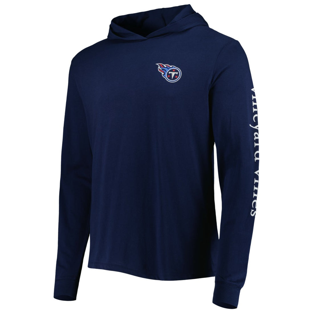 Tennessee Titans Vineyard Vines Local Long Sleeve Hoodie T-Shirt - Navy Hoodies