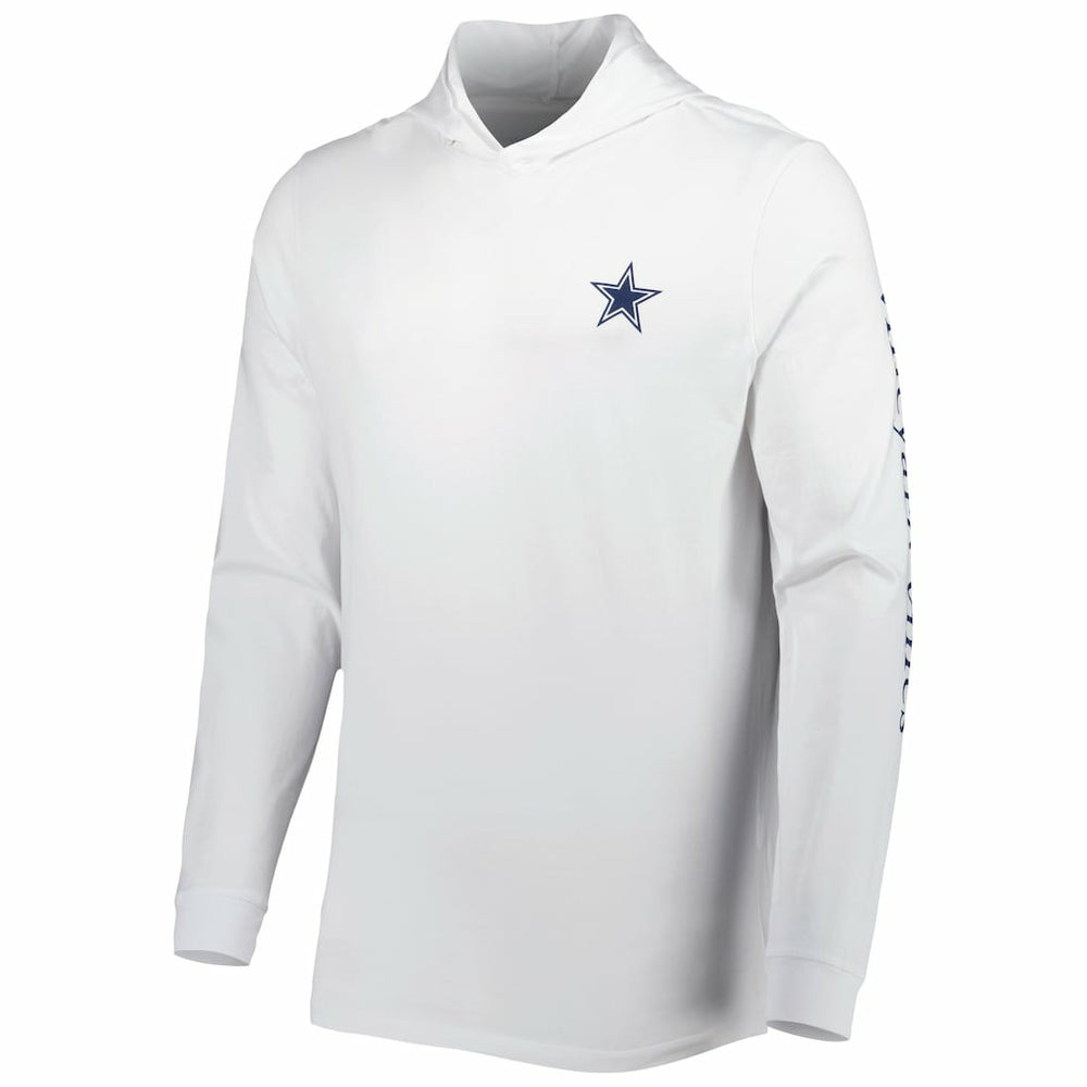 Dallas Cowboys Vineyard Vines Local Long Sleeve Hoodie T-Shirt - White Hoodies