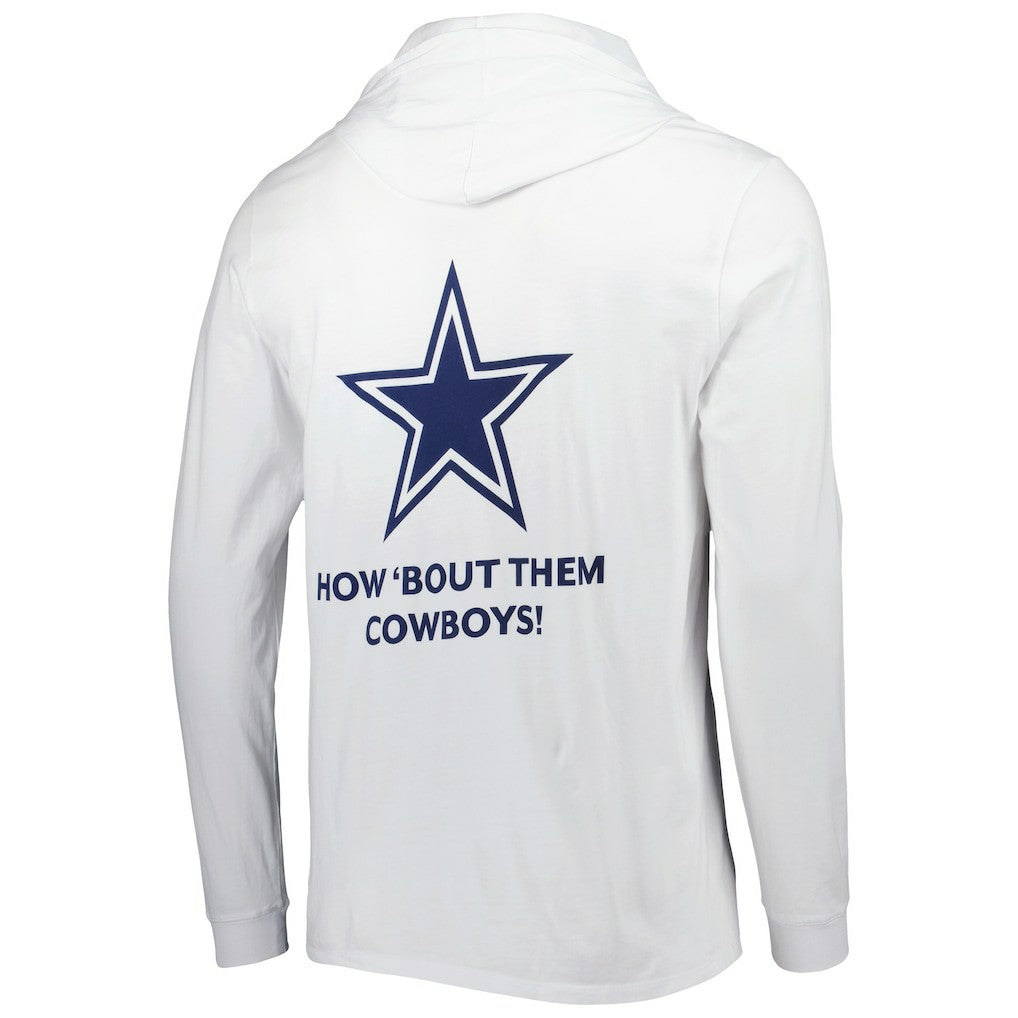 Dallas Cowboys Vineyard Vines Local Long Sleeve Hoodie T-Shirt - White Hoodies