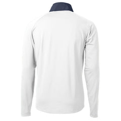 Green Bay Packers Cutter & Buck Adapt Eco Knit Hybrid Recycled Quarter-Zip Pullover Top - White Pullover