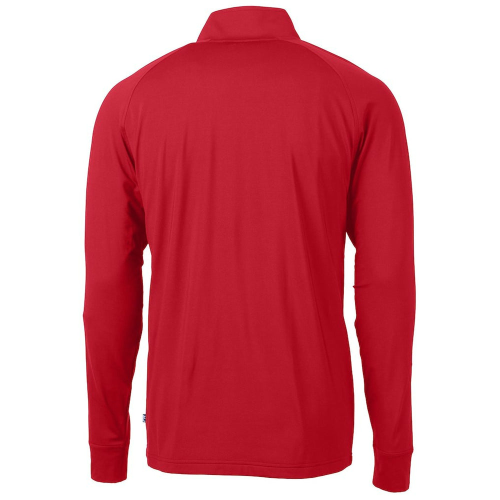 Pittsburgh Steelers Cutter & Buck Team Adapt Eco Knit Hybrid Recycled Quarter-Zip Pullover Top - Red Pullover