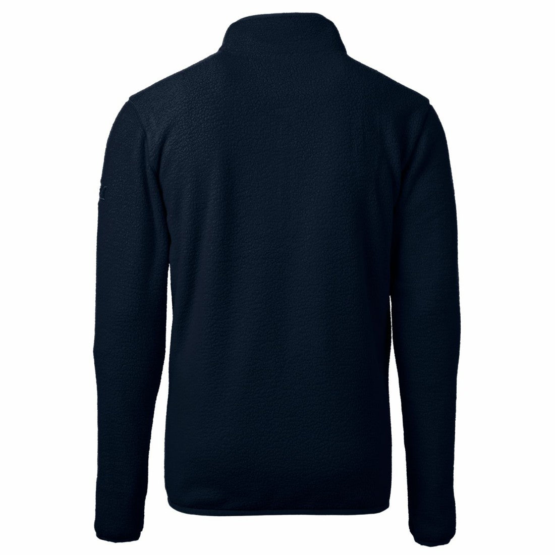 Detroit Lions Cutter & Buck Big & Tall Cascade Eco Sherpa Fleece Quarter-Zip Pullover Jacket - Navy Pullover