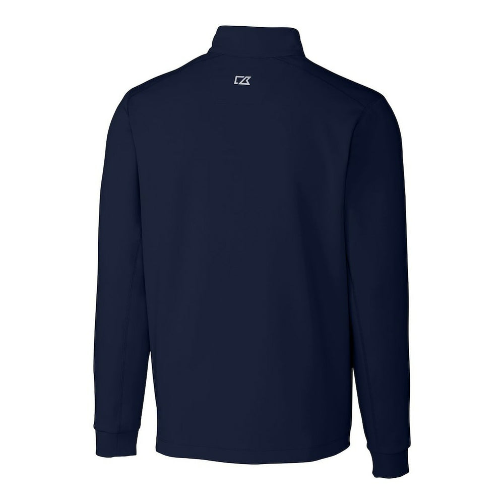 Atlanta Falcons Cutter & Buck Big & Tall Traverse Stretch Quarter-Zip Pullover Top - Navy Pullover
