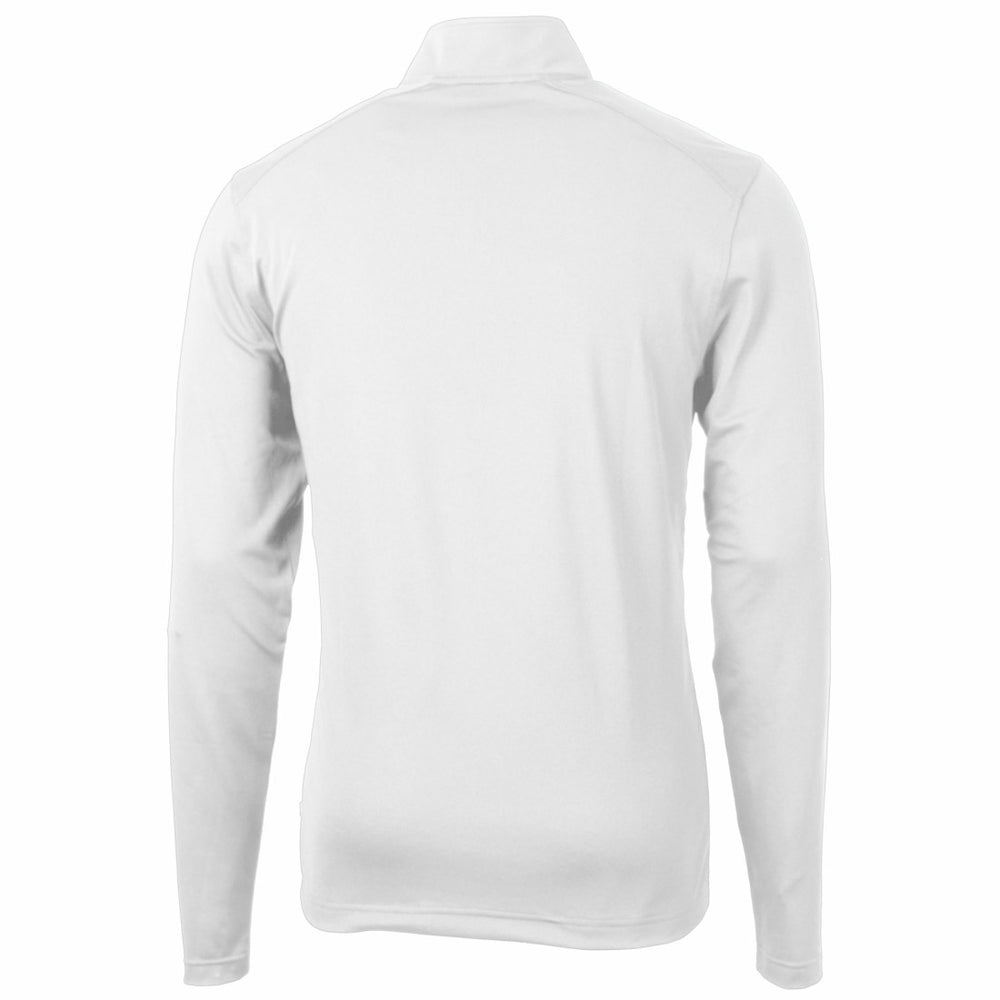Houston Texans Cutter & Buck Big & Tall Virtue Eco Pique Recycled Quarter-Zip Jacket - White Jackets