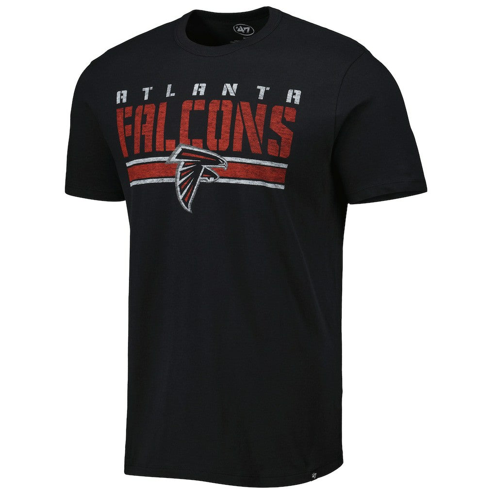 Atlanta Falcons '47 Team Stripe T-Shirt - Black T-shirts