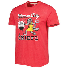 Kansas City Chiefs Homage BBQ Hyper Local Tri-Blend T-Shirt - Red T-shirts