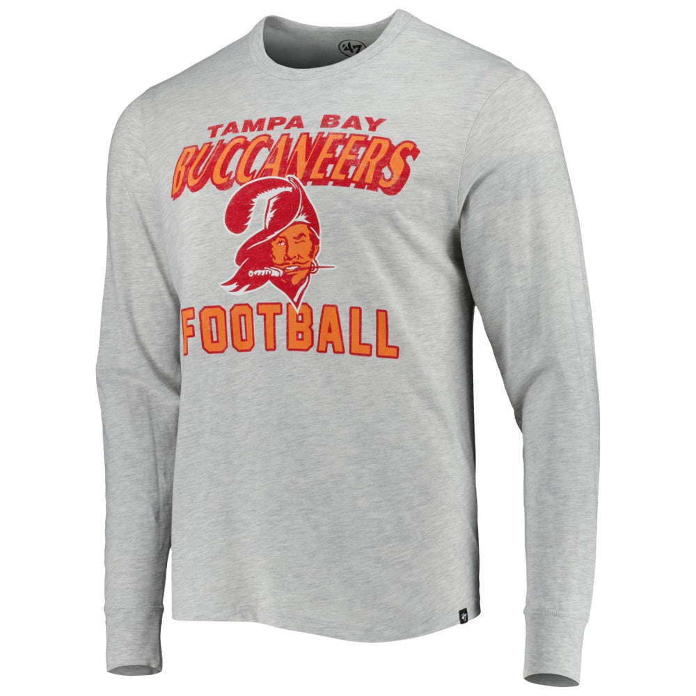 Tampa Bay Buccaneers '47 Dozer Franklin Long Sleeve T-Shirt - Heathered Gray T-shirts